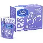 Nice 'N Clean SmudgeGuard Lens Cleaning Wipes (100 Total Wipes) |