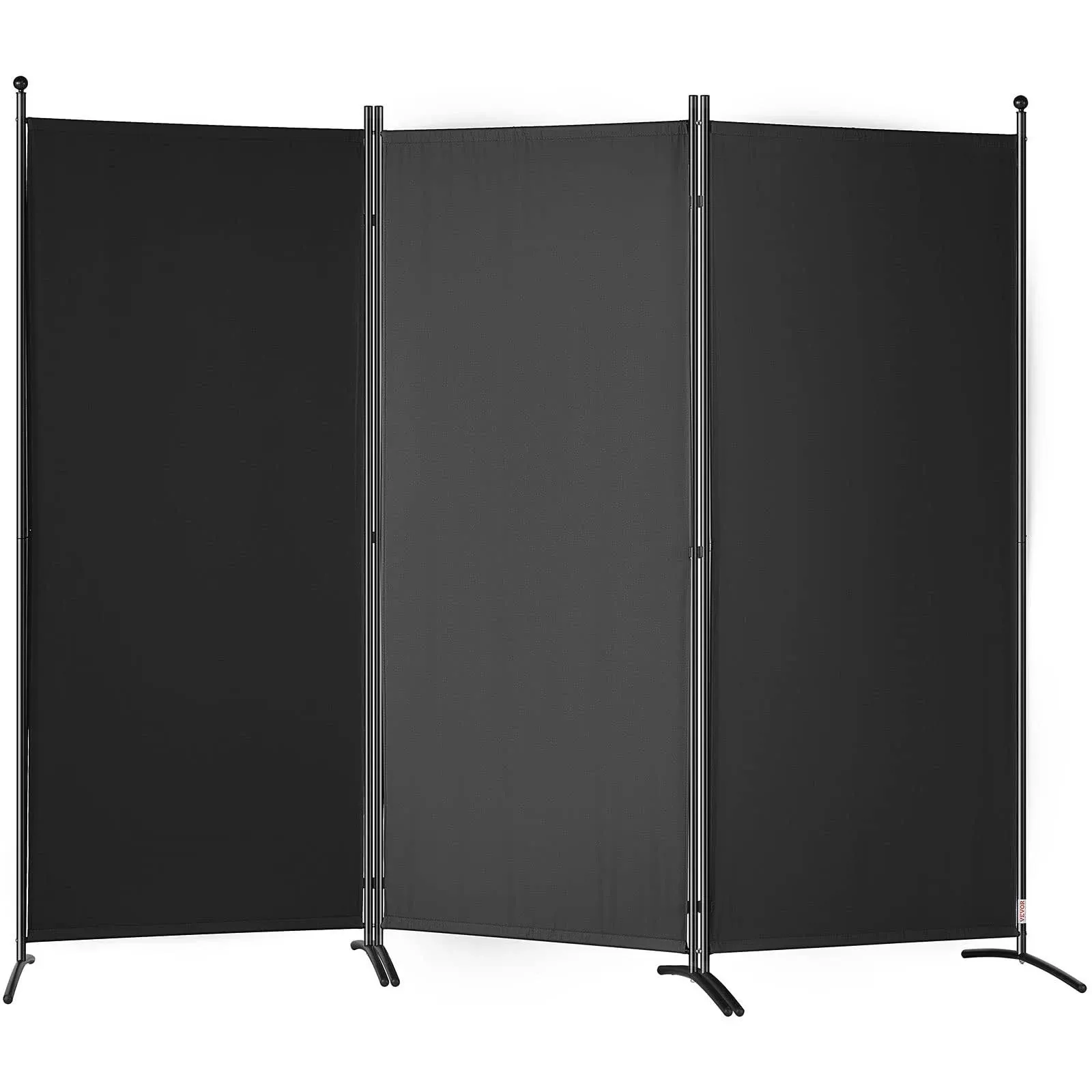 VEVOR Room Divider, 6.1 ft Room Dividers and Folding Privacy Screens (3-panel), Fabric Partition Room Dividers for Office, Bedroom, Dining Room, Study