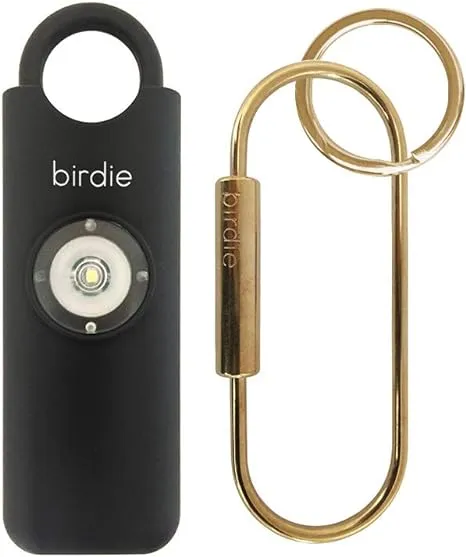 She’s Birdie–The Original Personal Safety Alarm for Women by Women–130dB Siren, Strobe Light and Key Chain in 5 Pop Colors