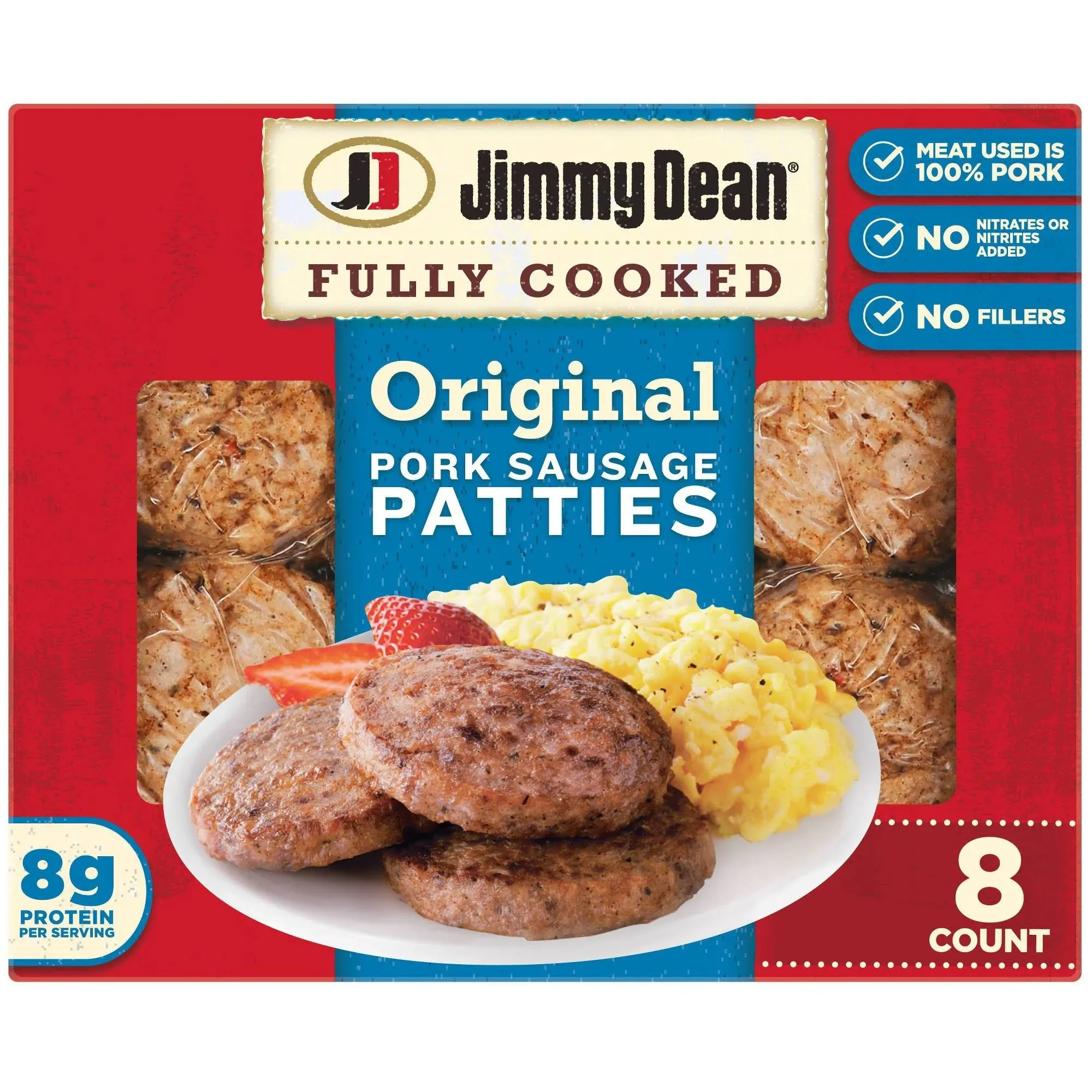 Jimmy Dean Fully Cooked Original Pork Sausage Patties