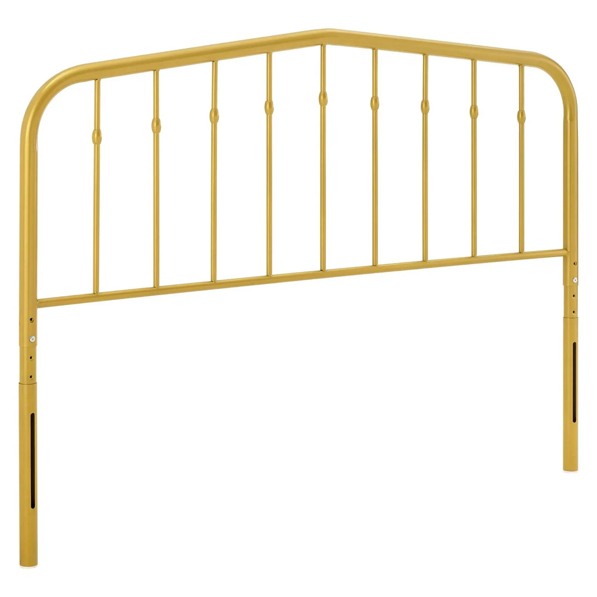 Lennon Full Metal Headboard - Contemporary Farmhouse Design with Adjustable Heights &amp; Sturdy Iron Build