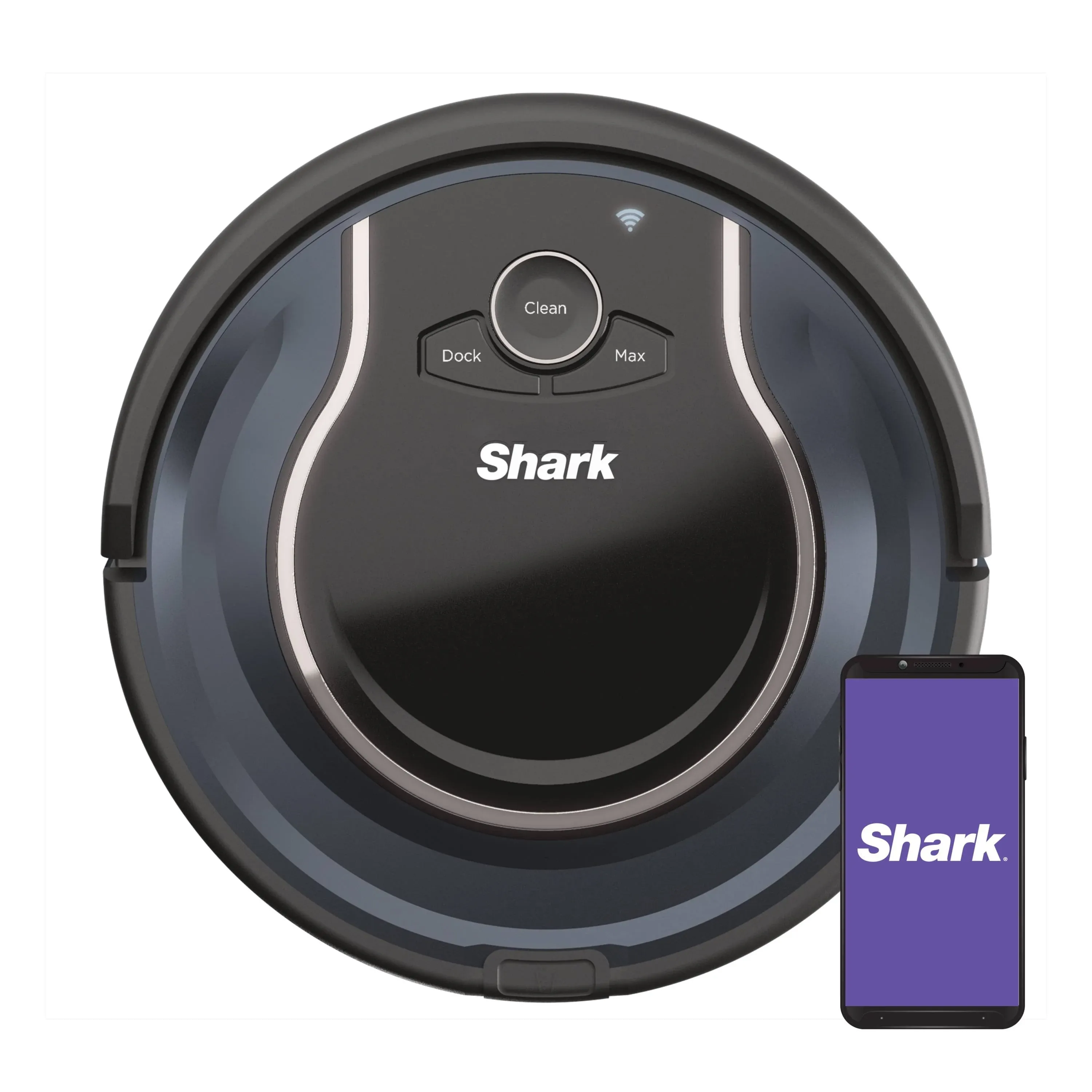 Shark ION Robotic Vacuum Cleaner with Smart Navigation, Bagless & Cartridge Filter for Hard , Carpet & Multisurfaces in Black RV761