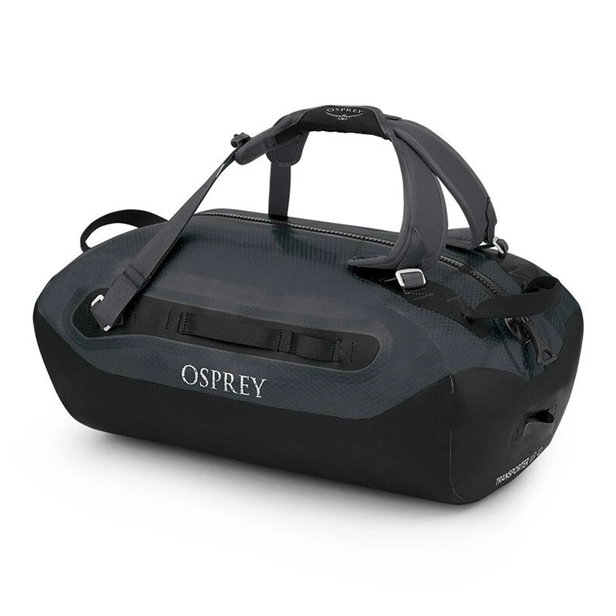 Osprey Transporter Waterproof 40L Duffel Bag, Tunnel Vision Grey