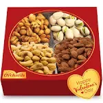 Gourmet Assorted Nuts Gift Basket Premium Selection for Thanksgiving &amp; Birthday