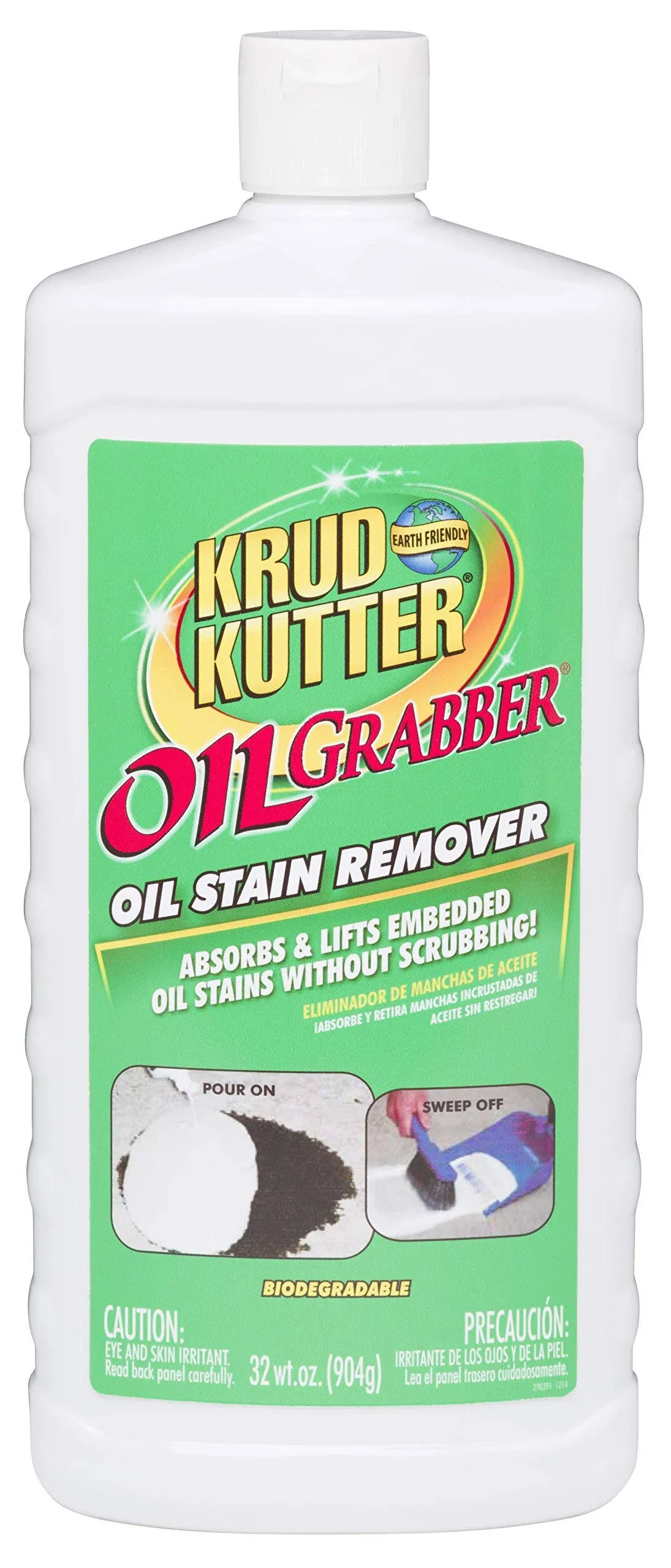 Rust-Oleum Krud Kutter OG32 Oil Grabber Oil Stain Remover, 32-Ounce