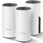 TP-Link - Deco AC1200 Dual-Band Mesh Wi-Fi 5 System (3-pack) - White