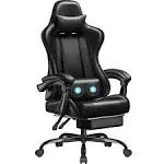 Homall Gaming Chair, Video Game Chair with Footrest and Massage Lumbar Support