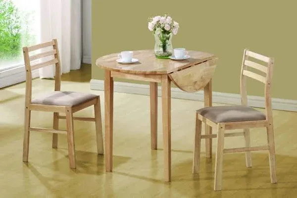 Coaster Dinettes Casual 3 Piece Table and Chair Set