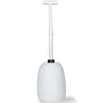 Korky Beehive Max Hideaway Plunger with Holder, White