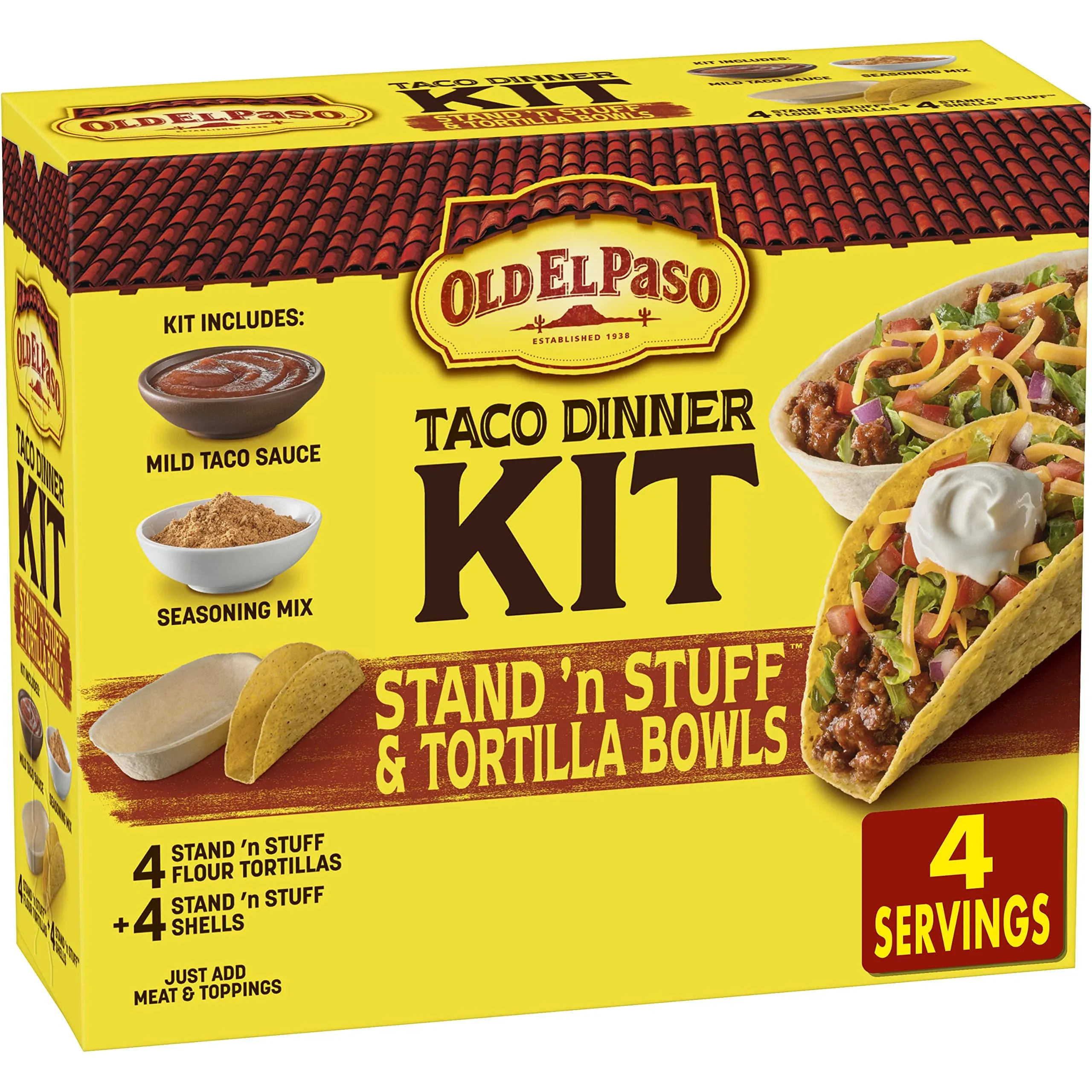 Old El Paso Stand 'N Stuff Taco Dinner Kit