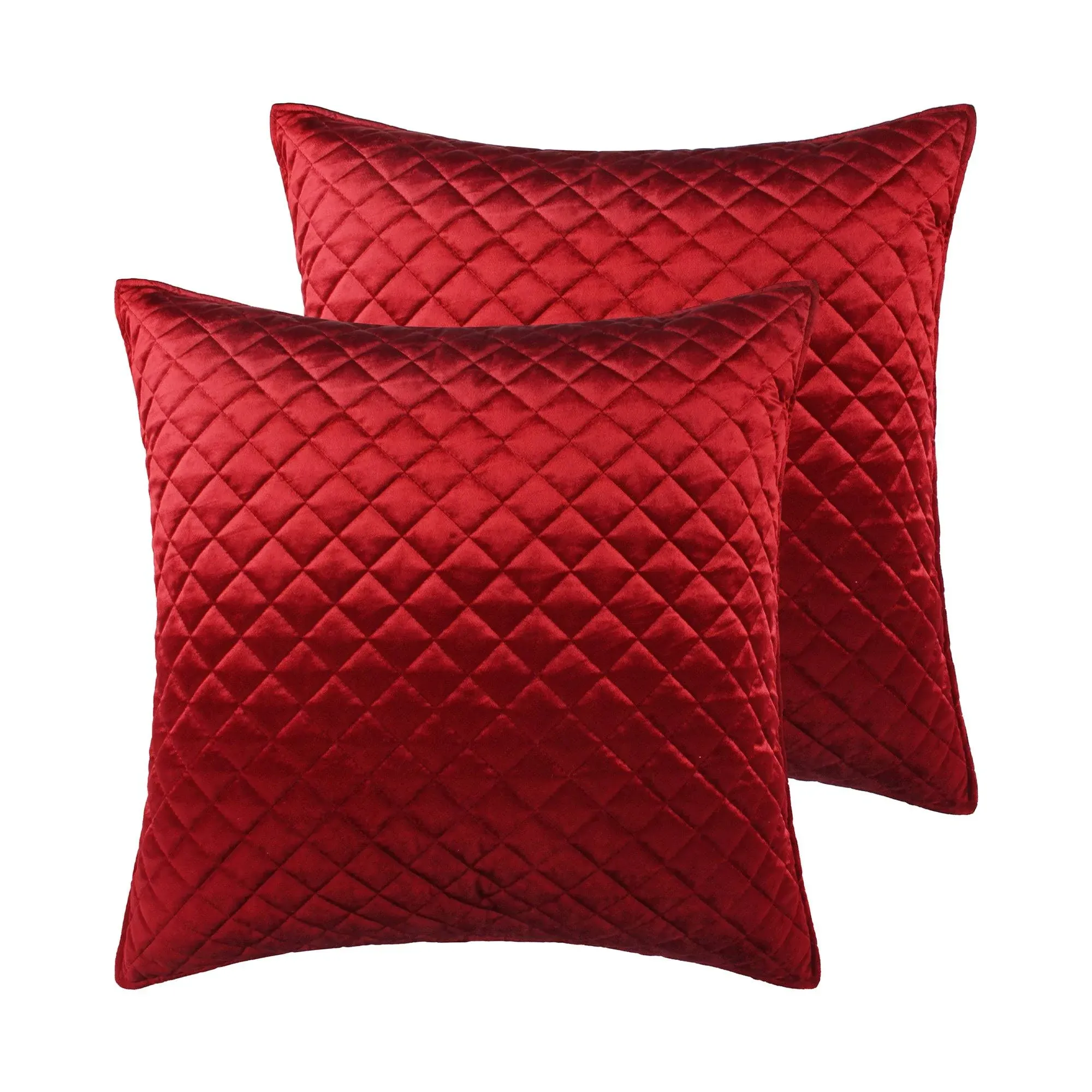 Levtex Home Red Velvet Euro Sham