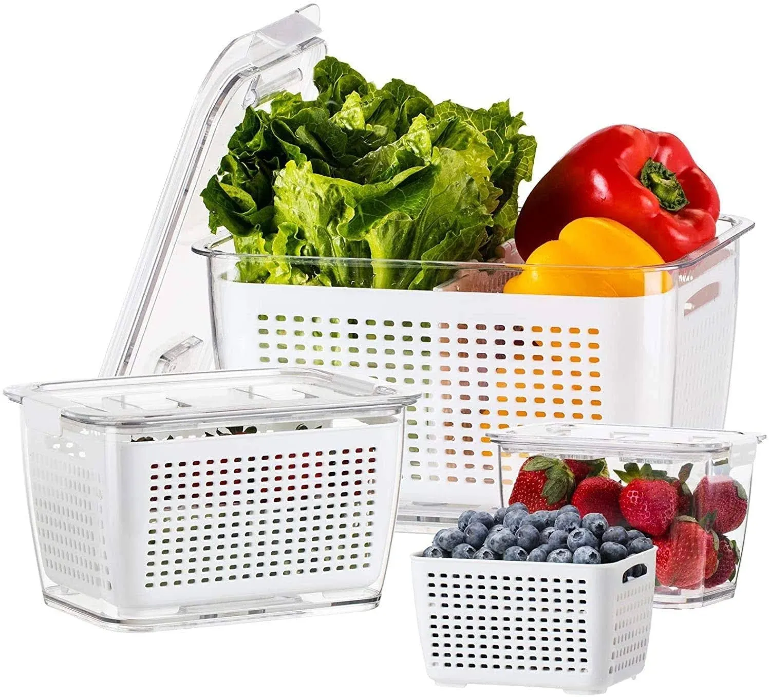 Luxear Fresh Produce Storage Containers