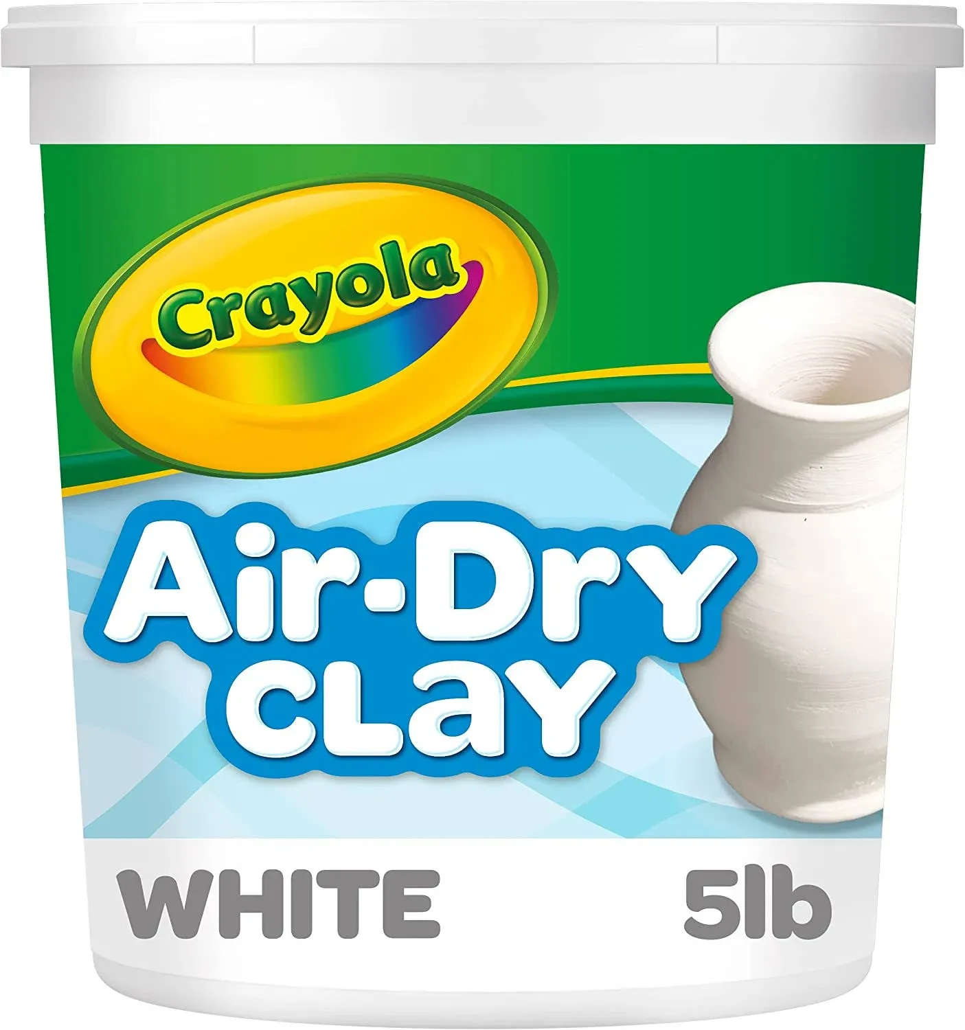 Crayola BIN575055-2 5 lbs Air Dry Clay&#44; White - 2 Each