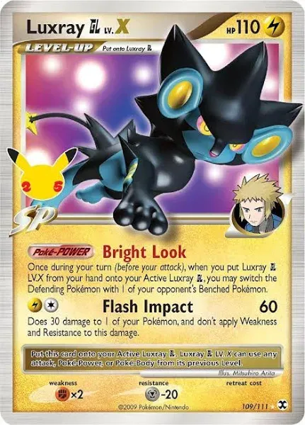 Luxray GL LV.X Celebrations Classic Collection