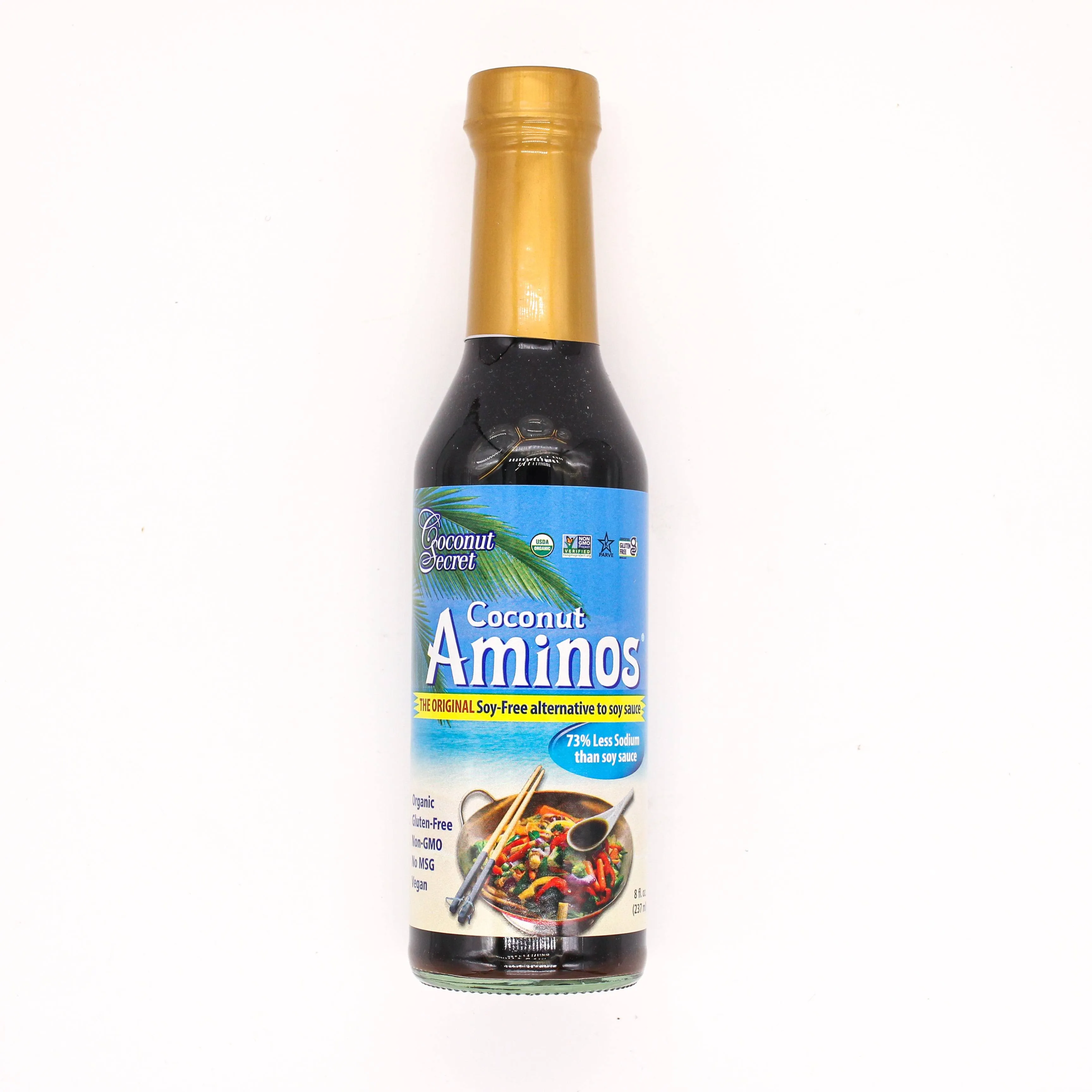 Coconut Secret Coconut Aminos Sauce, Soy-Free Seasoning - 16.9 fl oz bottle