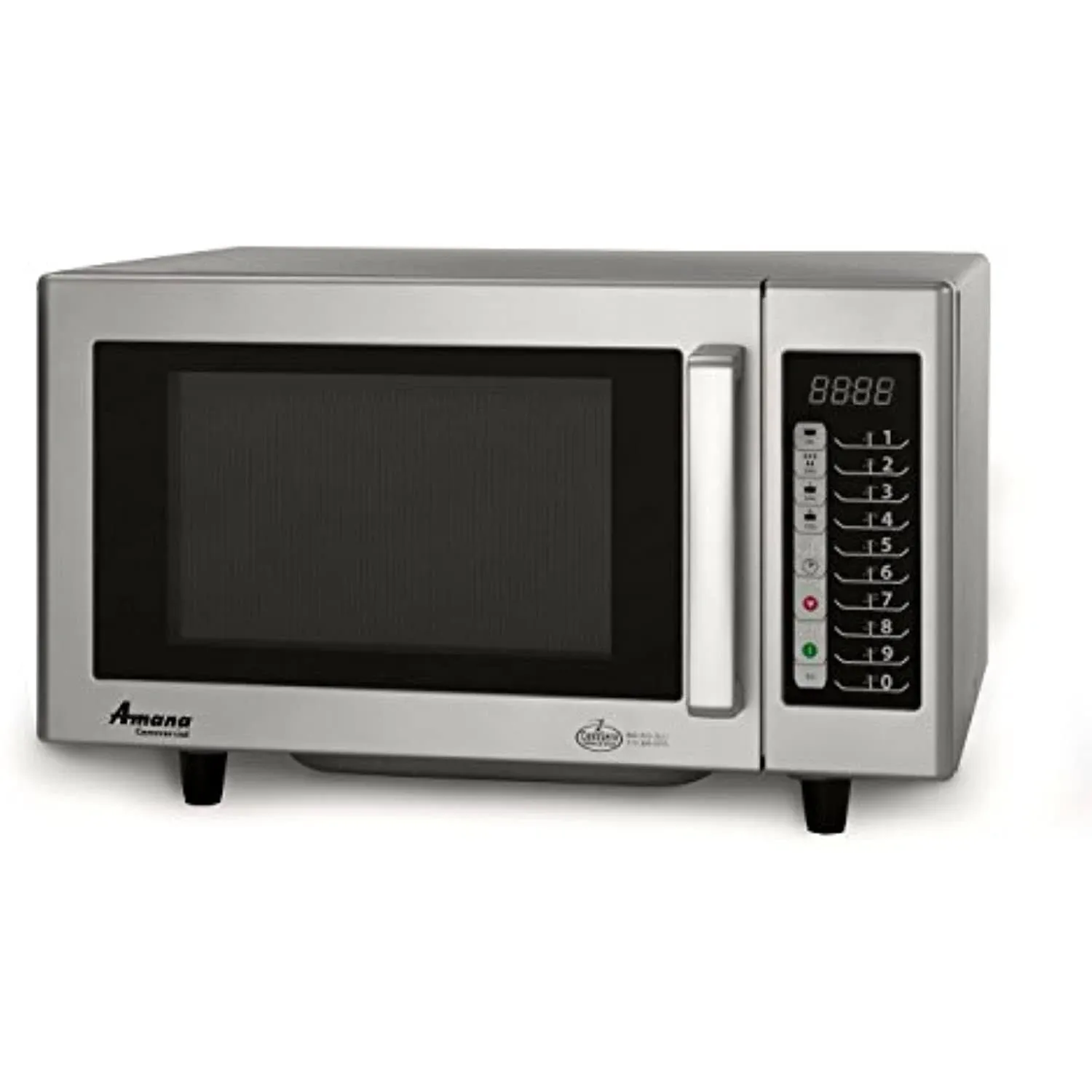 Amana RMS10TSA, Commercial Microwave, 0.8 Cu. Ft., 1000 Watt, Touch Controls