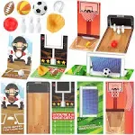 Feltom Valentines Day Gifts for Kids - 30 PCS Mini Sports Ball Eraser 