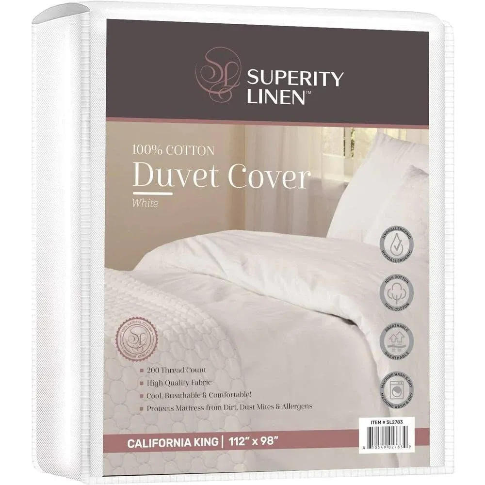 Superity King Size Soft, Breatheable, Comfortable, Allergy Free Duvet Cover