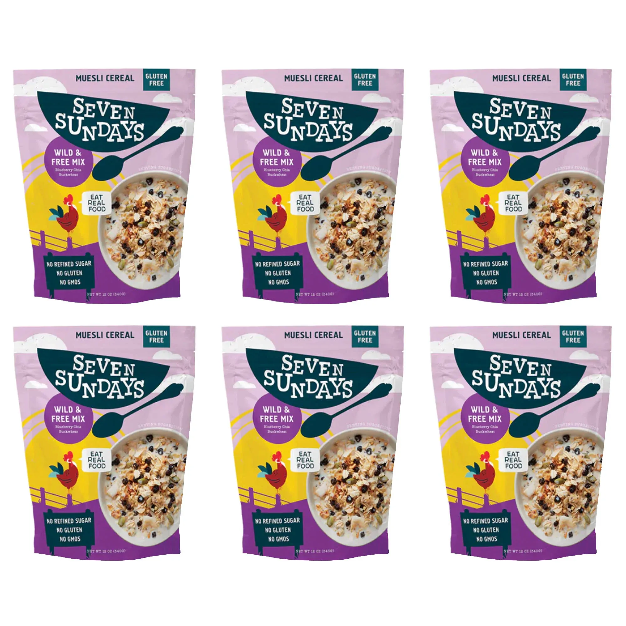 Seven Sundays Muesli Blueberry Chia Buckwheat