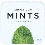 Simply Mints | Breath Mints- Awaken (Caffeine + Peppermint + Matcha) | Pack of Six (180 Pieces Total) | Breath Freshening + Aspartame-Free + non-GMO