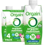 Orgain Organic Nutrition Sweet Vanilla Bean Shake, 11 fl. oz.