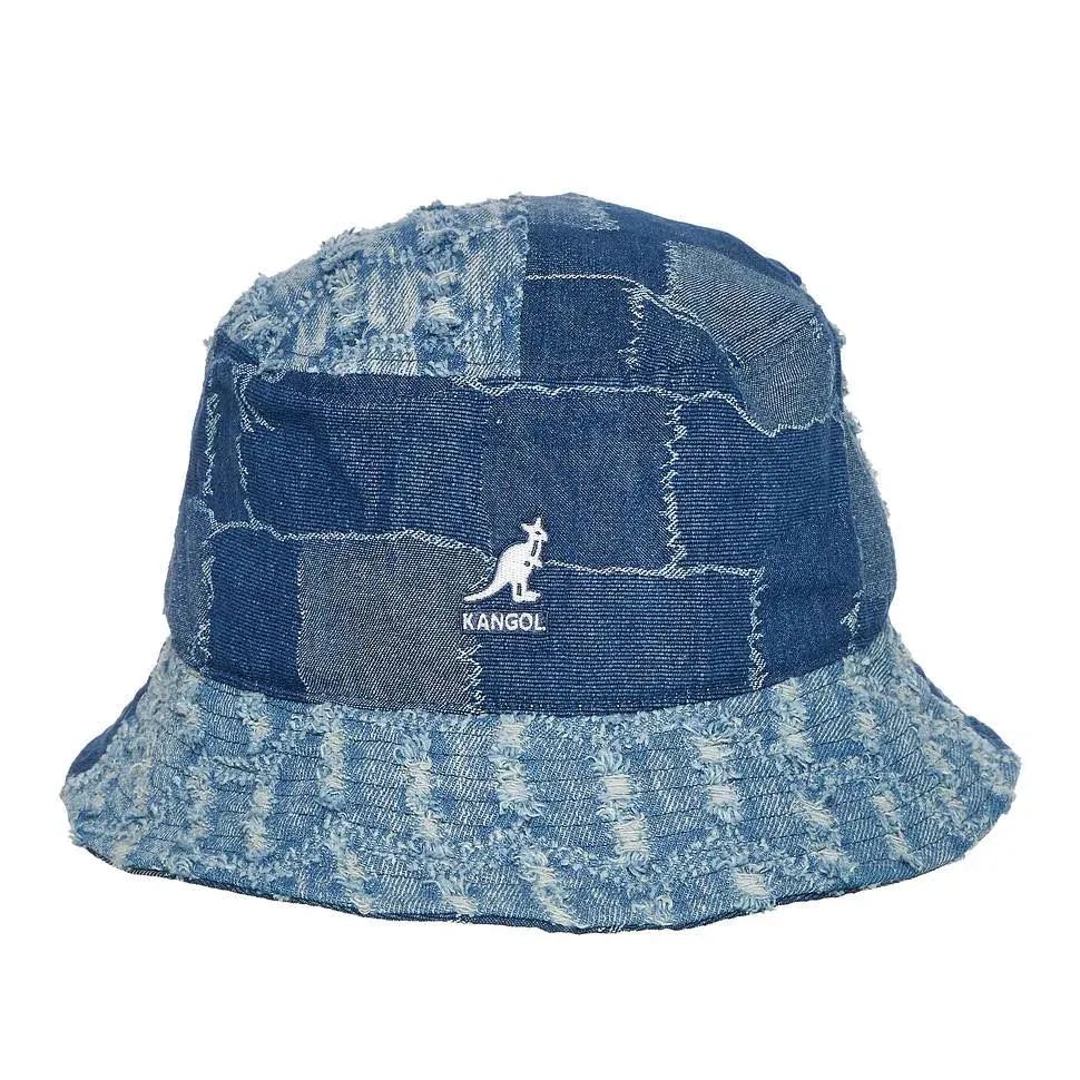 Kangol - Denim Mash-Up Bucket -Med Blue