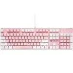 Mechanical Keyboard Gaming Keyboard | Blue Switch Pink & White Backlit Keyboard | 104 Keys US Layout | Wired Gaming Keyboard | Hot Swappable Mechanical Keyboard | PC Gaming Keyboards