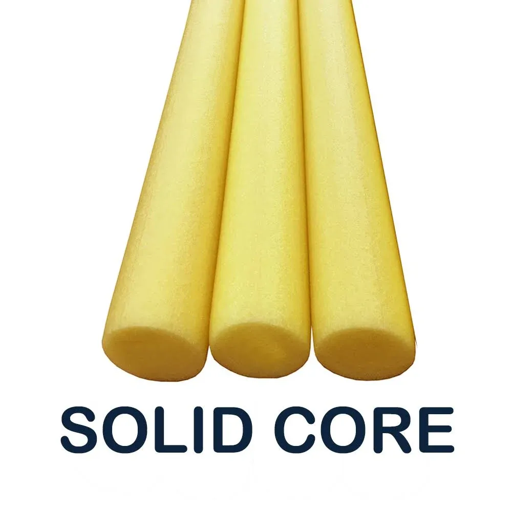 Oodles of Noodles Solid Deluxe Foam Pool Swim Noodles 3 Pack 55 Inch Length