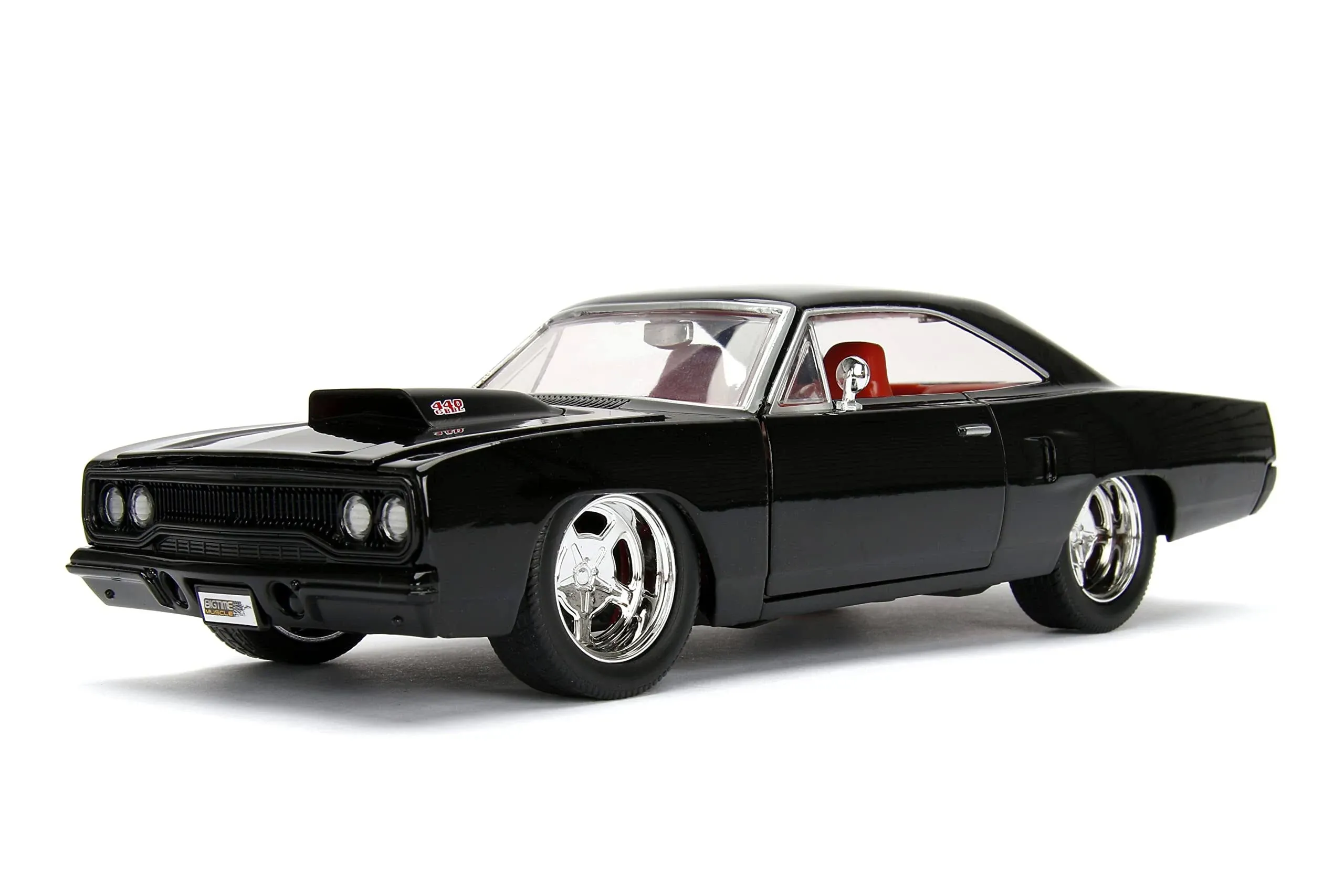 1970 Plymouth Road Runner 440 Black with Red Interior "Bigtime