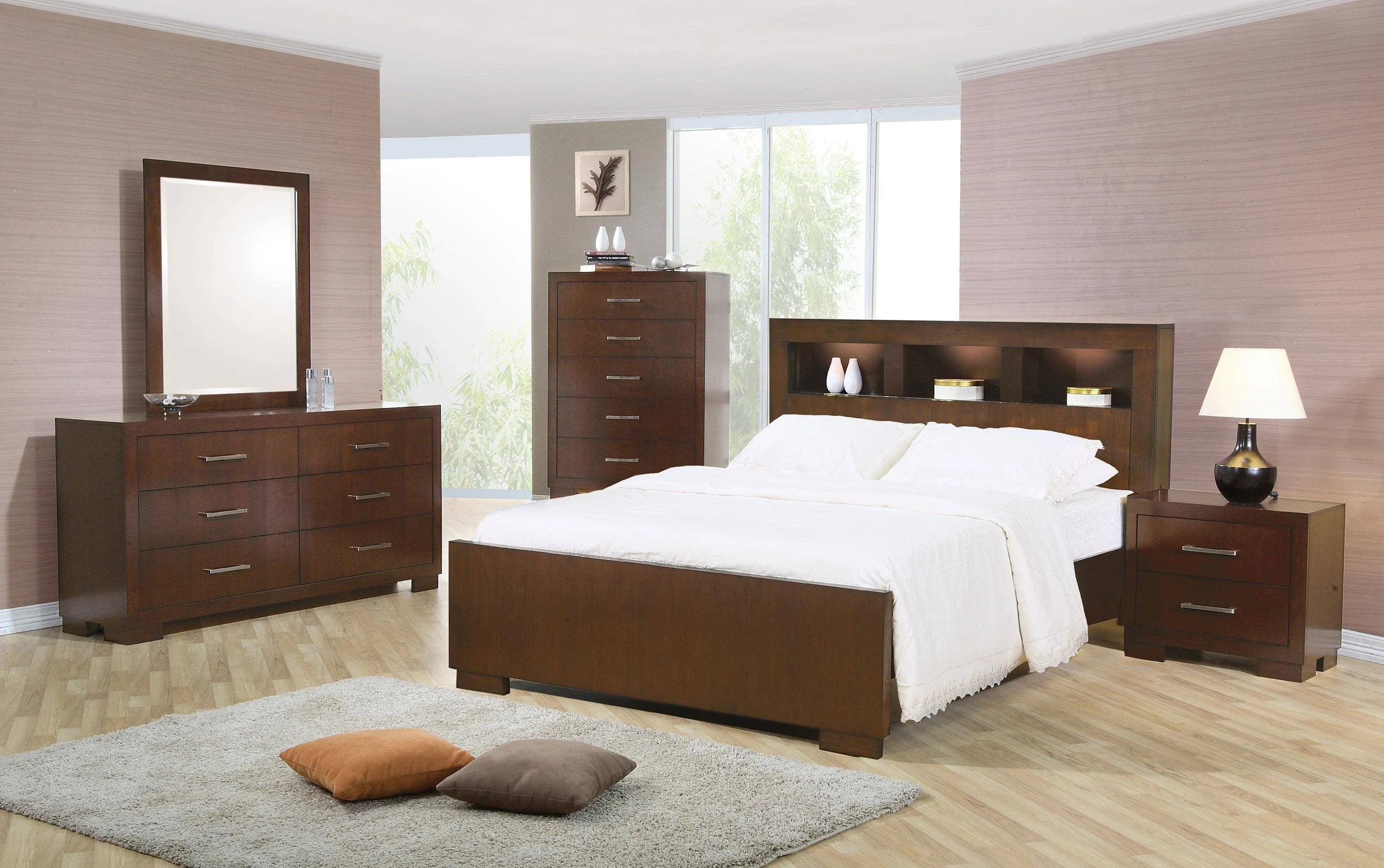 Coaster Jessica King Bedroom Set Cappuccino