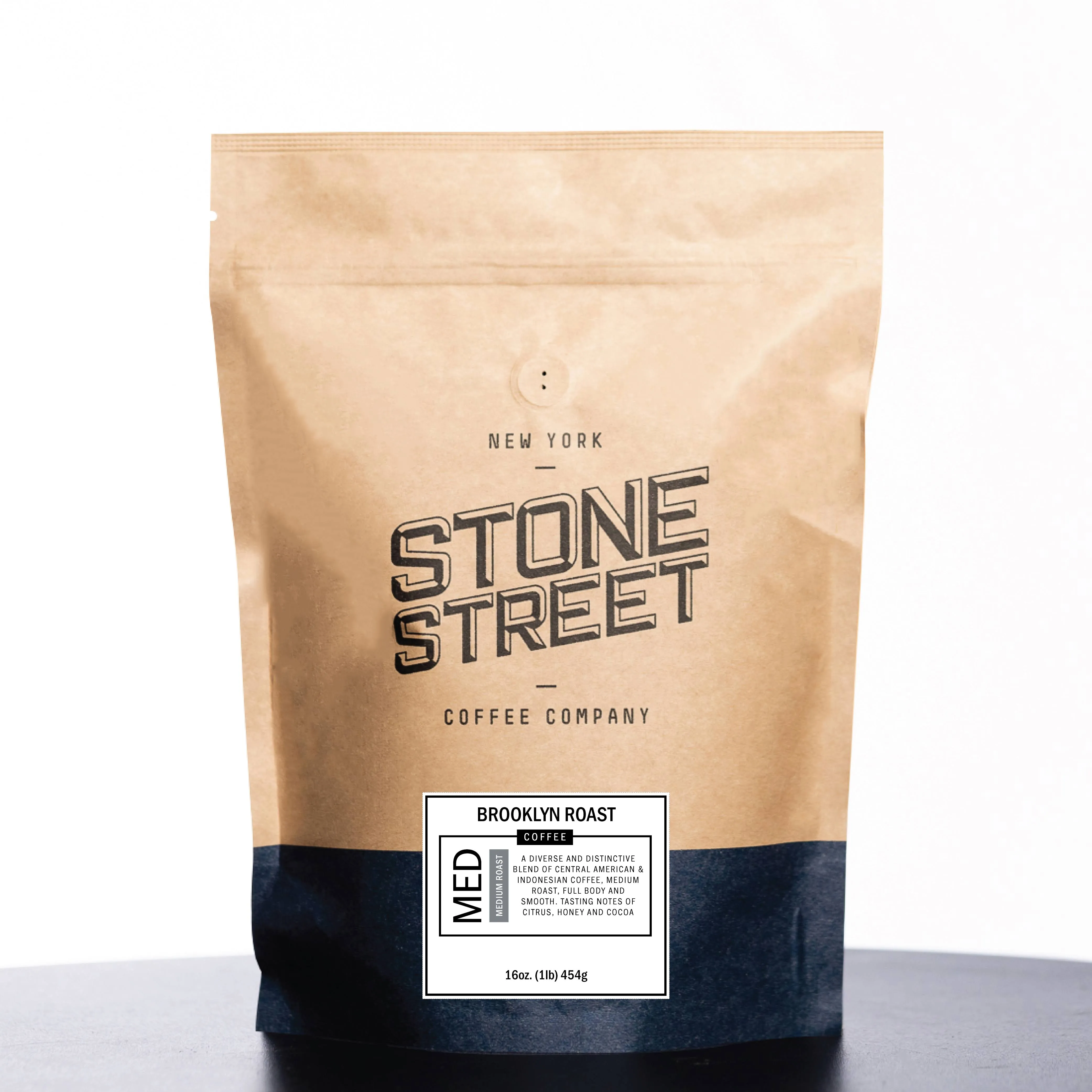 Stone Street Cold Brew Coffee, Breakfast Blend, Low Acid, 100% Arabica, Gourmet Coffee, Medium Roast, Coarse Ground, 1 LB