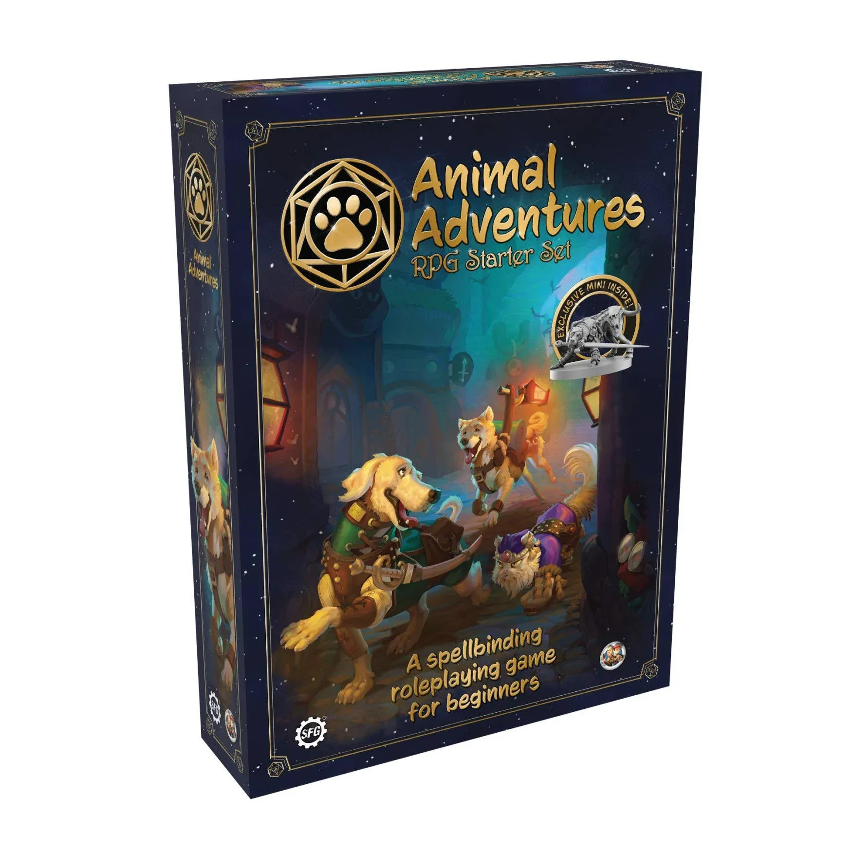 Steam Forged Games STEAA-SS Animal Adventures RPG Starter Set