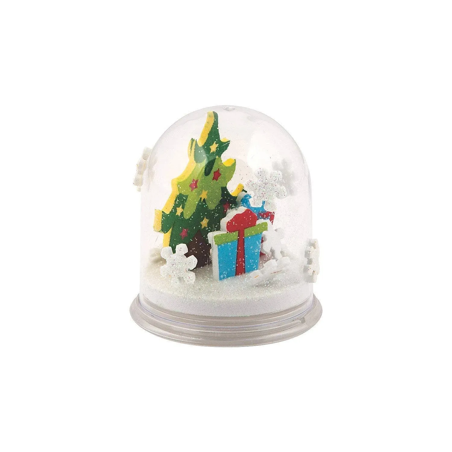 Christmas Glitter Snow Globe Craft Kits - Makes 6 - Holiday Crafts for Kids