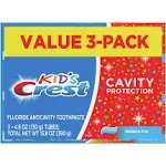 Crest Kid's Fluoride Cavity Protection Toothpaste