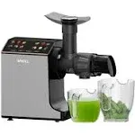 Whall Professional Stainless Cold Press Masticating Slow Juicer with 2 Speeds