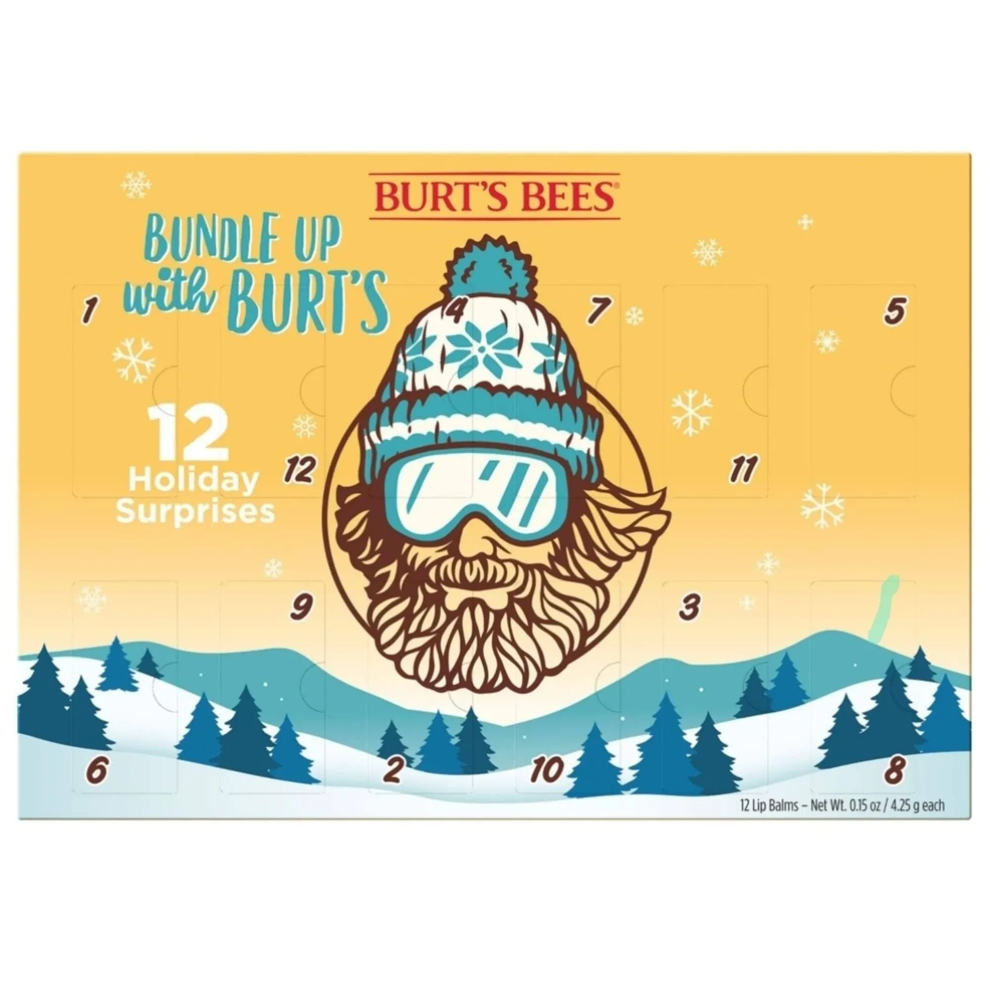 Burt&#x27;s bees bundle of Burt&#x27;s 12 holiday surprises new in original packaging