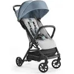 Inglesina Quid Stroller, Stormy Gray - Compact, Airplane Travel Stroller for Babies & Toddlers 3 Months to 50 lbs - Lightweight - Easy to Open - BPA Free