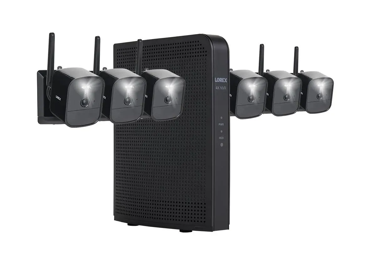 Lorex 4K 1TB Wi-Fi HaLow NVR System with Outdoor Battery Security Cameras