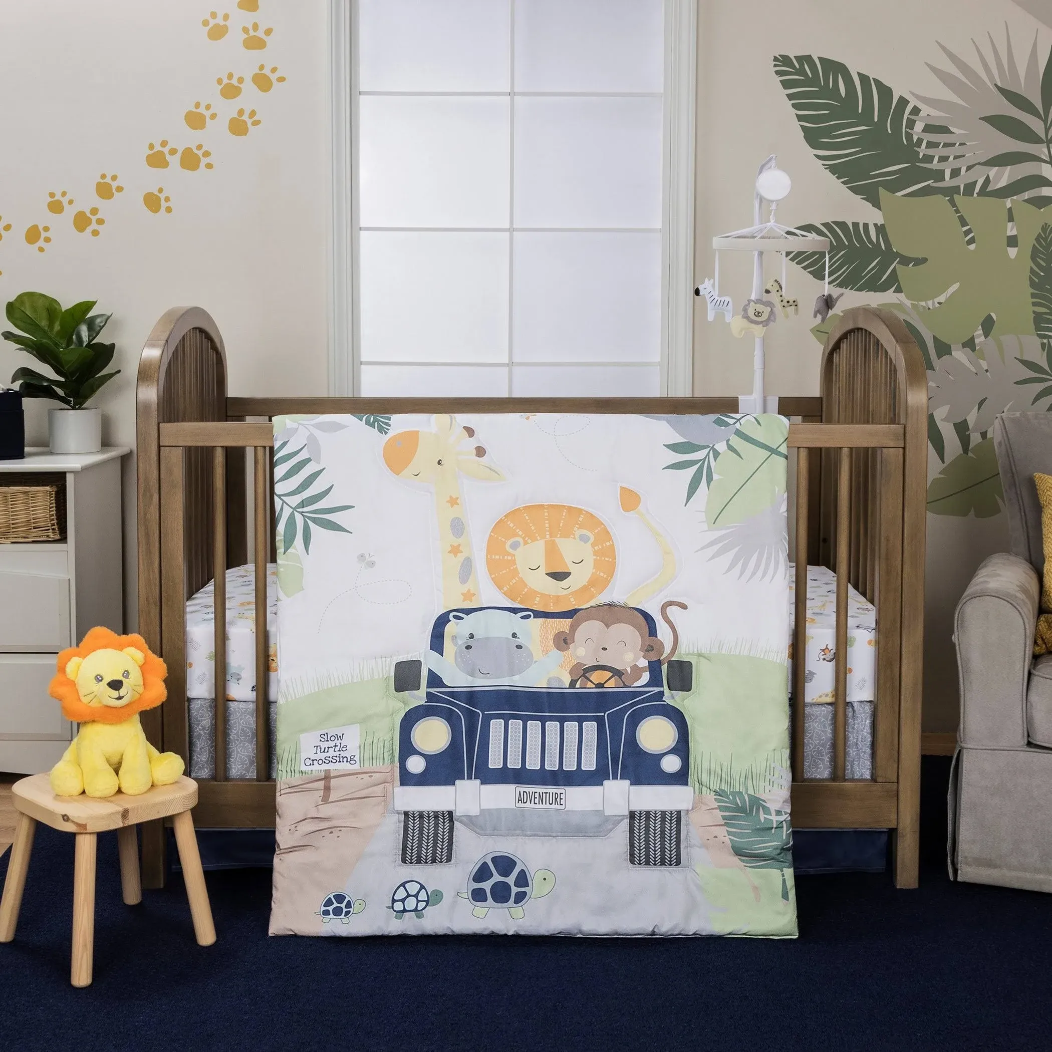 Off Road Adventure 4 Piece Crib Bedding Set