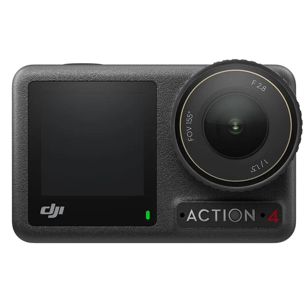 DJI Osmo Action 4 Standard Combo - 4K/120fps Waterproof Action Camera with a 1/1.3-Inch Sensor, Stunning Low-Light Imaging, 10-bit & D-Log M Color Performance, Long-Lasting 160 Mins, Outdoor Camera