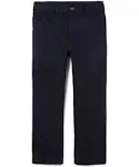 Boys Uniform Stretch Straight Chino Pants - new navy