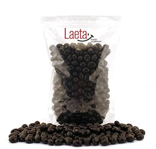 LaetaFood Premium Dark Chocolate Covered Espresso Coffee Beans Candy