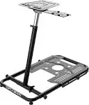 Turtle Beach VelocityOne Universal Stand for Flight Simulation & Racing Simulation Accessories with adjustable height design, metal construction, and fold flat design for PC & Xbox – Black