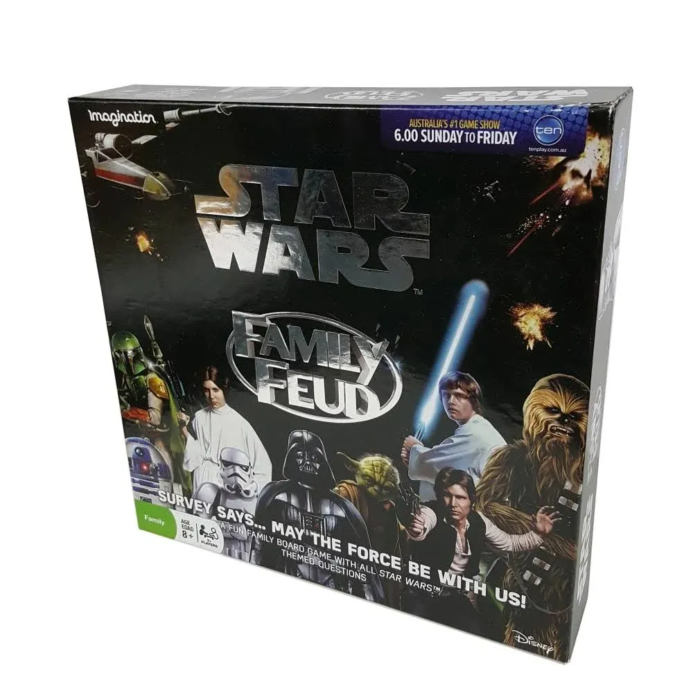 STAR WARS Disney Family Feud Trivia Board Game **NEW**  Unsealed box. 