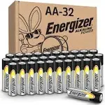 AA ies, Double A Long-Lasting Alkaline Power ies, 32 Count (Pack of 1)