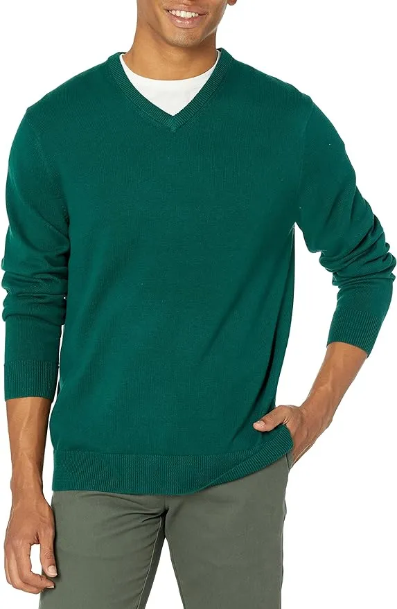 Amazon Essentials Men's V-Neck Sweater (Available in Big & Tall)