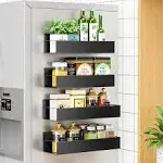 4 Pack Moveable Fridge Magnetic Spice Racks